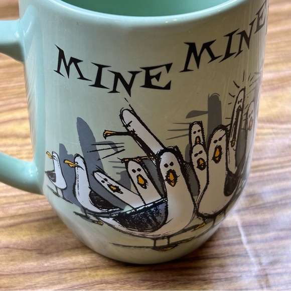 Disney Parks Finding Nemo Seagulls Mugs Mine Mine Raised 3D Coffee Mugs Set of 2 - Picture 4 of 10